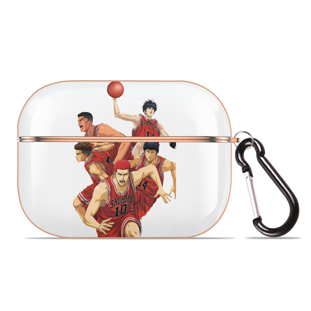 SLAM DUNK／スラムダンク 【AirPods Pro用】ハードシェル保護ケース｜耐衝撃・防指紋・カラビナ付き商品仕様