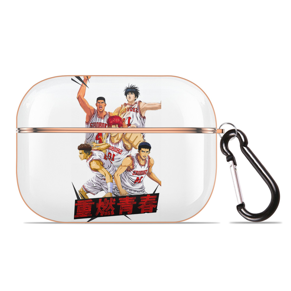 SLAM DUNK／スラムダンク 【AirPods Pro用】ハードシェル保護ケース｜耐衝撃・防指紋・カラビナ付き商品仕様