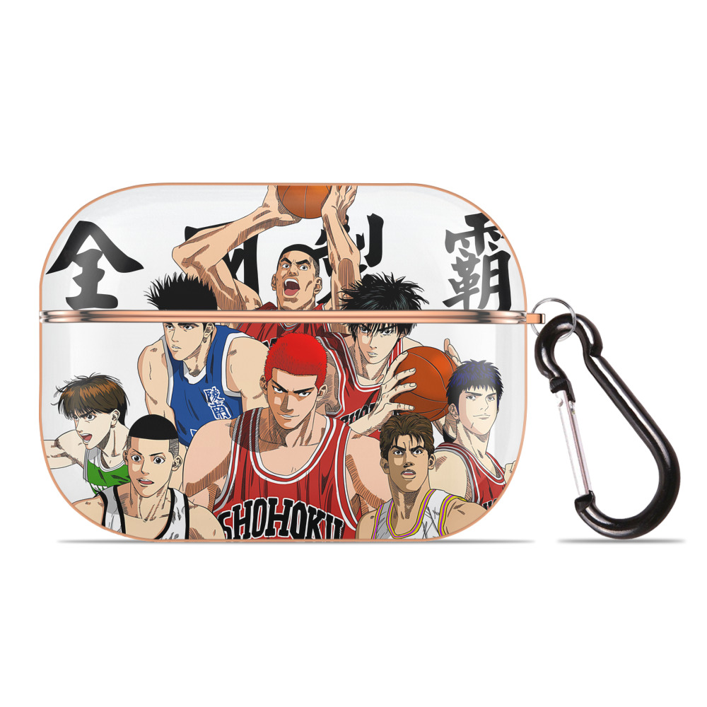 SLAM DUNK／スラムダンク 【AirPods Pro用】ハードシェル保護ケース｜耐衝撃・防指紋・カラビナ付き商品仕様