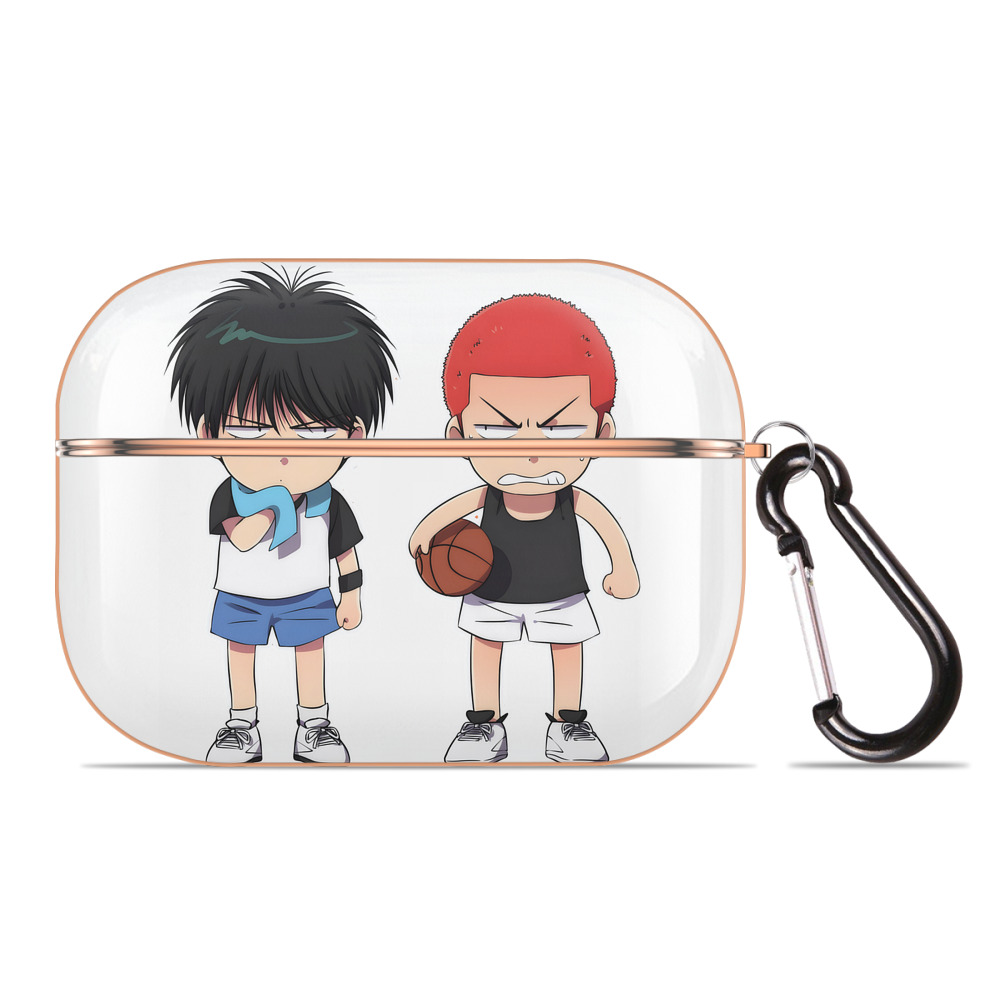 SLAM DUNK／スラムダンク 【AirPods Pro用】ハードシェル保護ケース｜耐衝撃・防指紋・カラビナ付き商品仕様