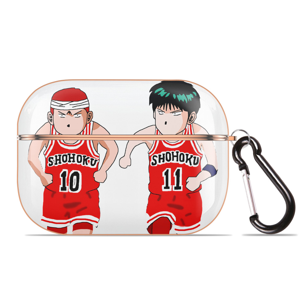 SLAM DUNK／スラムダンク 【AirPods Pro用】ハードシェル保護ケース｜耐衝撃・防指紋・カラビナ付き商品仕様