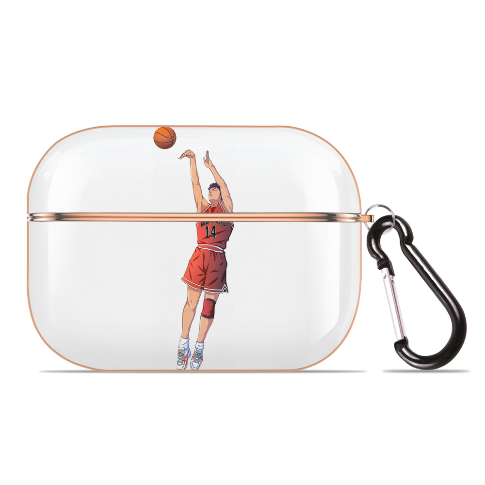 SLAM DUNK／スラムダンク 【AirPods Pro用】ハードシェル保護ケース｜耐衝撃・防指紋・カラビナ付き商品仕様