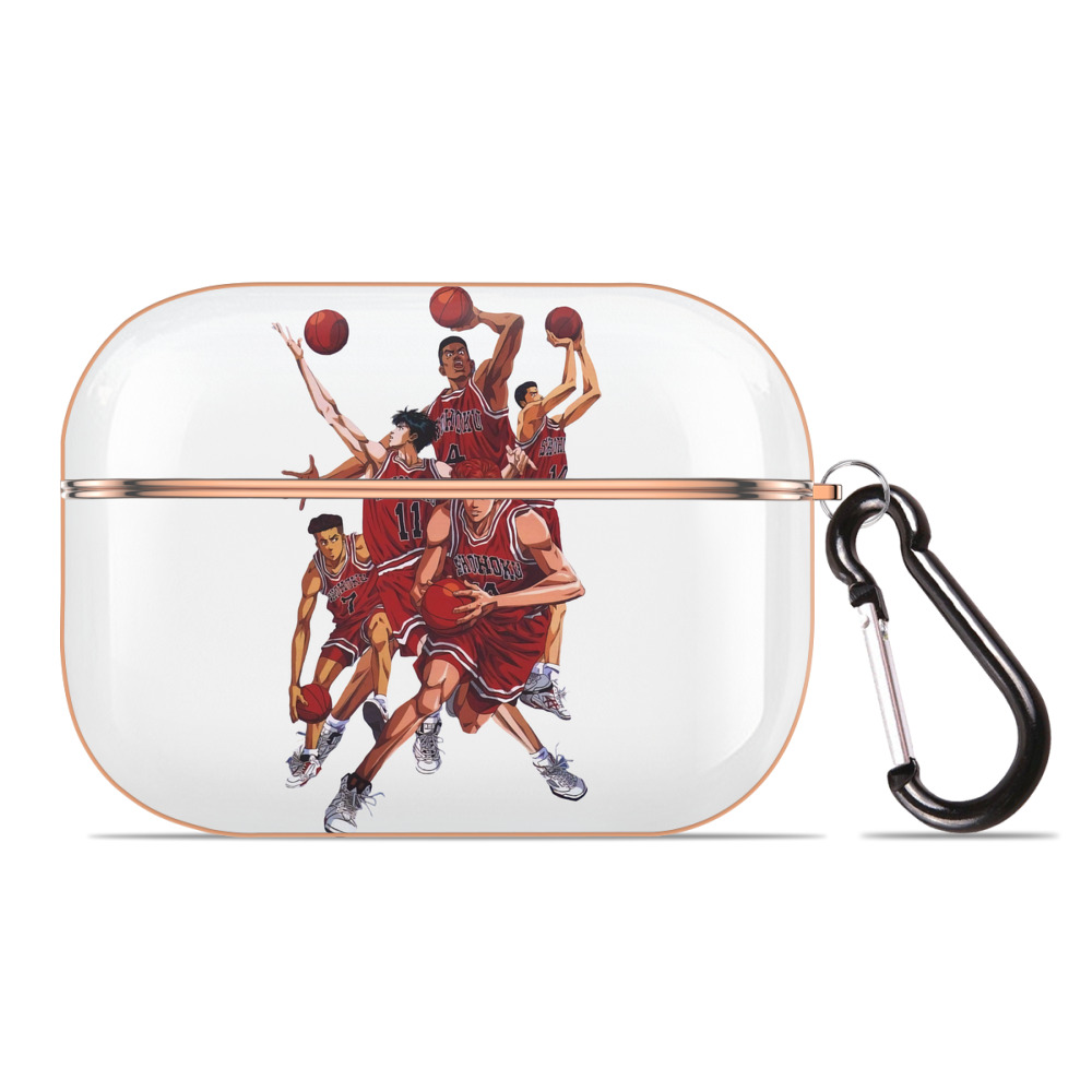 SLAM DUNK／スラムダンク 【AirPods Pro用】ハードシェル保護ケース｜耐衝撃・防指紋・カラビナ付き商品仕様