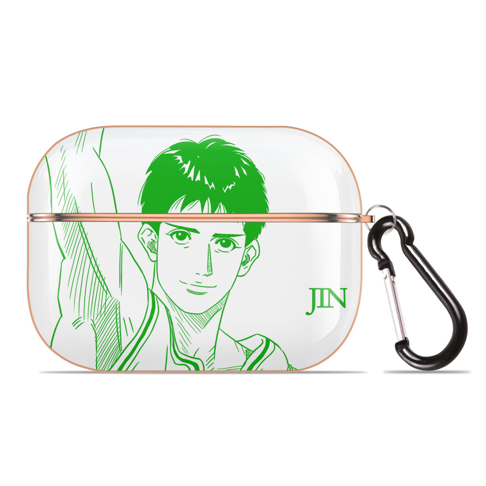 SLAM DUNK／スラムダンク 【AirPods Pro用】ハードシェル保護ケース｜耐衝撃・防指紋・カラビナ付き商品仕様