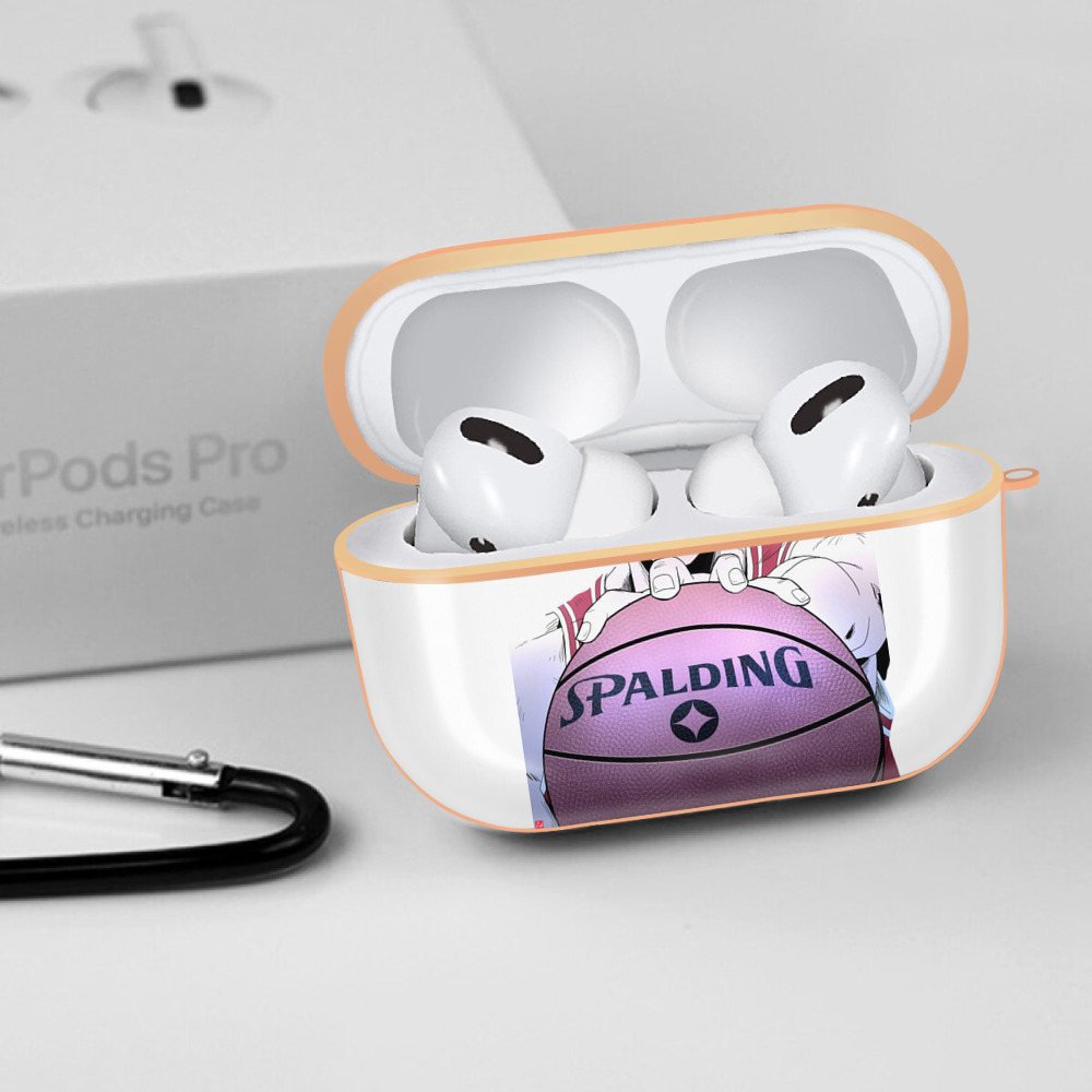 SLAM DUNK／スラムダンク 【AirPods Pro用】ハードシェル保護ケース｜耐衝撃・防指紋・カラビナ付き商品仕様