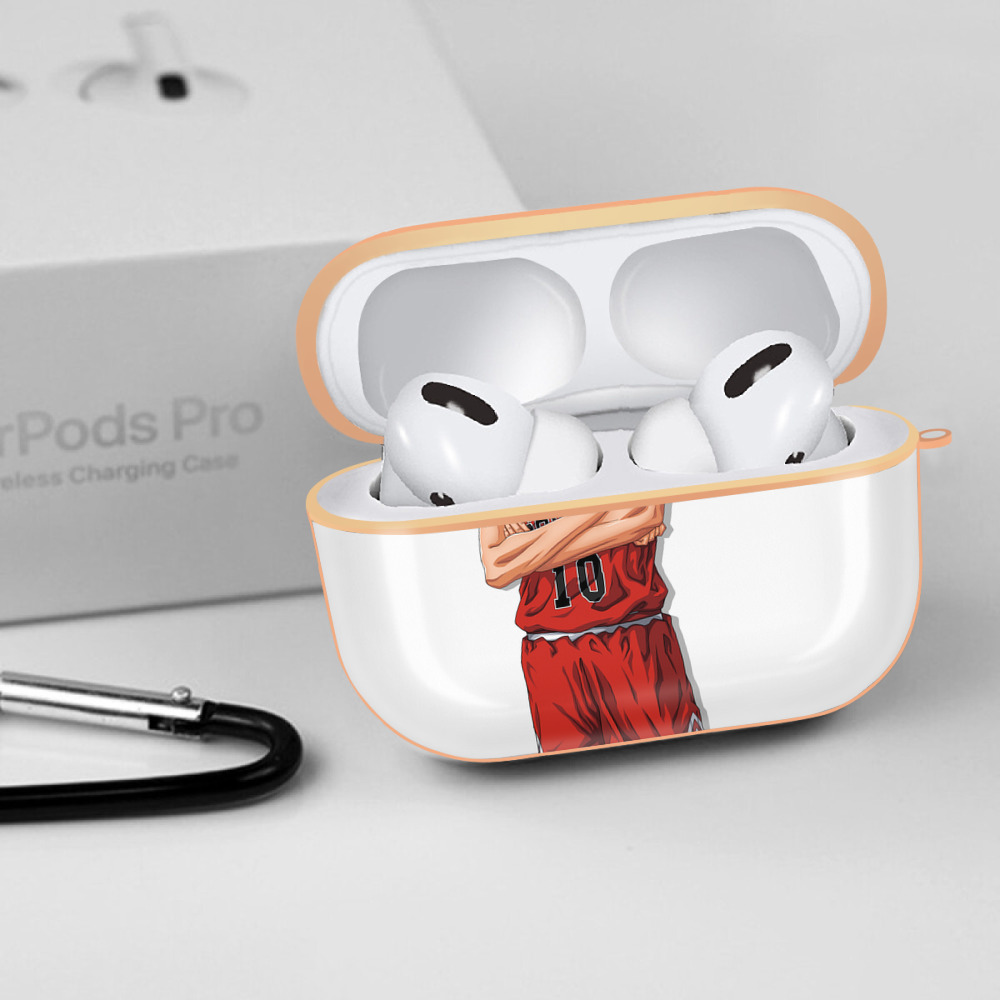 SLAM DUNK／スラムダンク 【AirPods Pro用】ハードシェル保護ケース｜耐衝撃・防指紋・カラビナ付き商品仕様