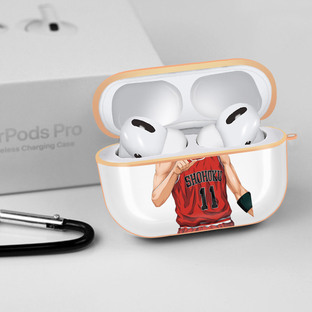 SLAM DUNK／スラムダンク 【AirPods Pro用】ハードシェル保護ケース｜耐衝撃・防指紋・カラビナ付き商品仕様