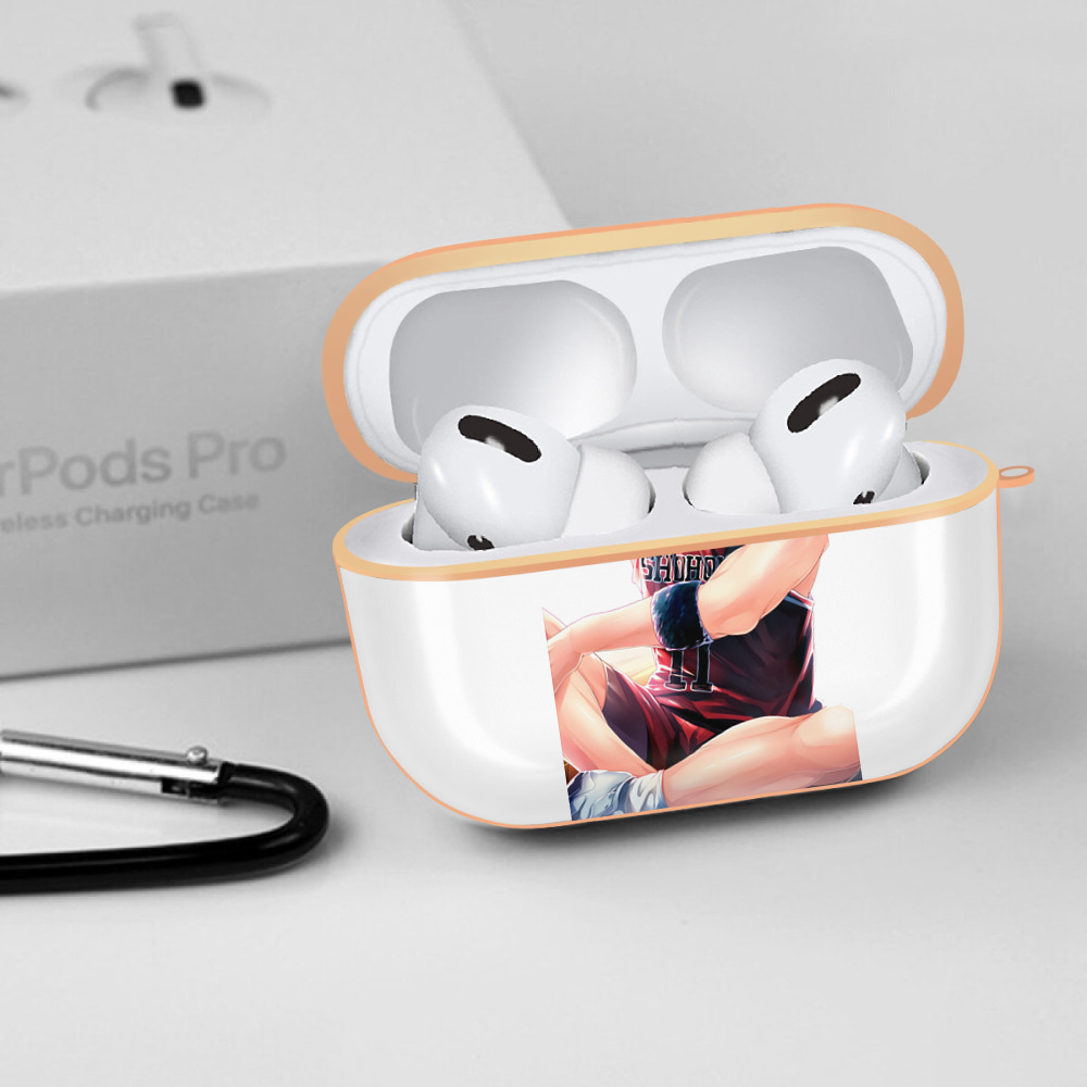 SLAM DUNK／スラムダンク 【AirPods Pro用】ハードシェル保護ケース｜耐衝撃・防指紋・カラビナ付き商品仕様