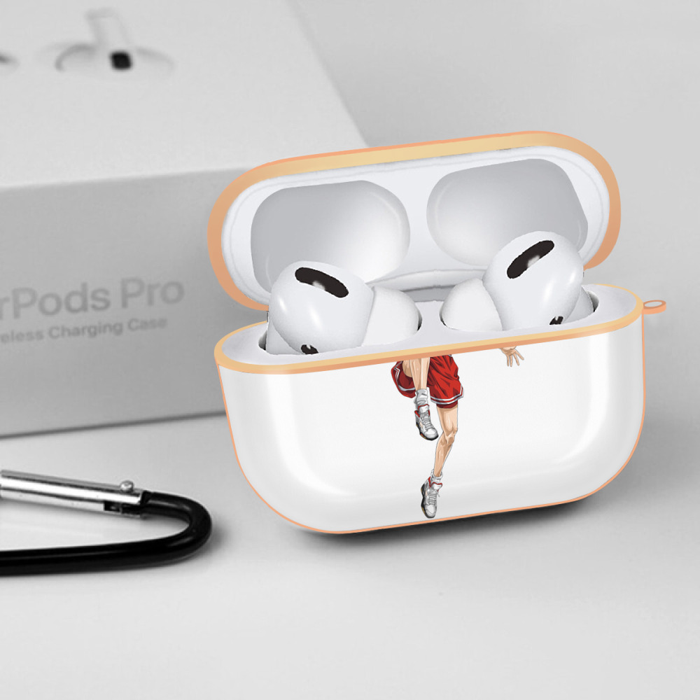 SLAM DUNK／スラムダンク 【AirPods Pro用】ハードシェル保護ケース｜耐衝撃・防指紋・カラビナ付き商品仕様
