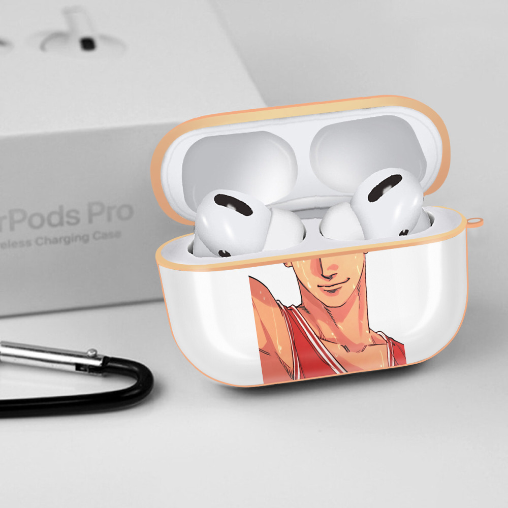 SLAM DUNK／スラムダンク 【AirPods Pro用】ハードシェル保護ケース｜耐衝撃・防指紋・カラビナ付き商品仕様