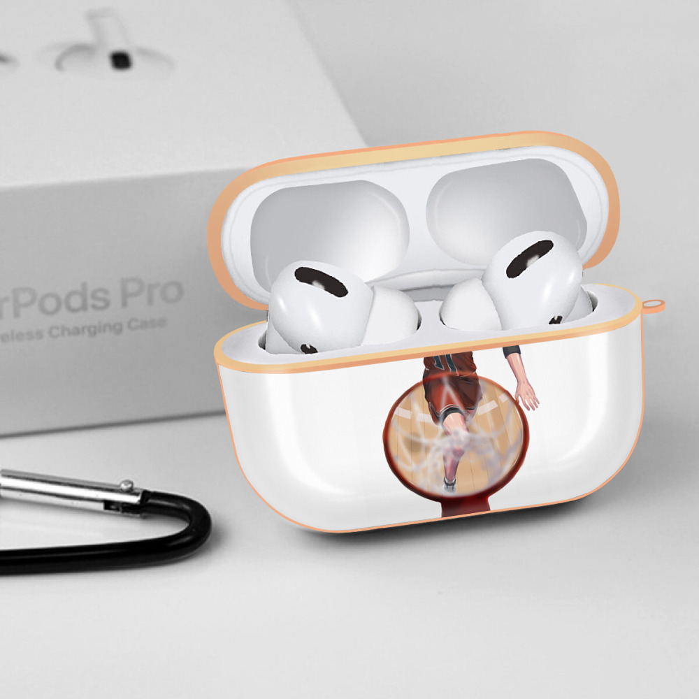 SLAM DUNK／スラムダンク 【AirPods Pro用】ハードシェル保護ケース｜耐衝撃・防指紋・カラビナ付き商品仕様