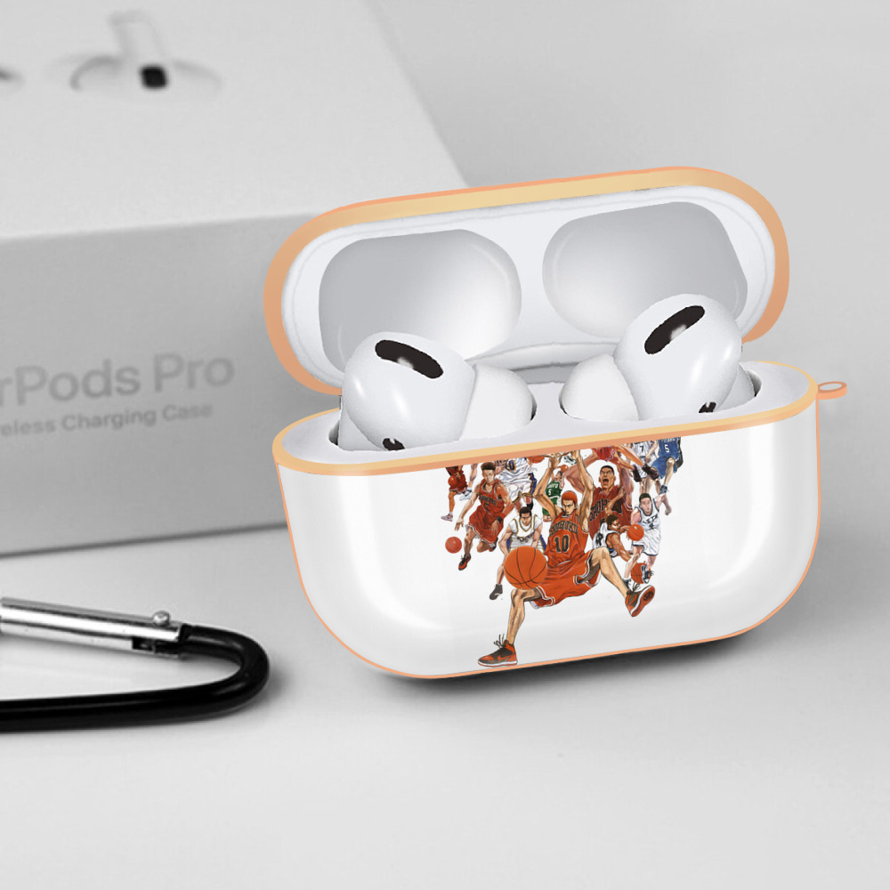 SLAM DUNK／スラムダンク 【AirPods Pro用】ハードシェル保護ケース｜耐衝撃・防指紋・カラビナ付き商品仕様
