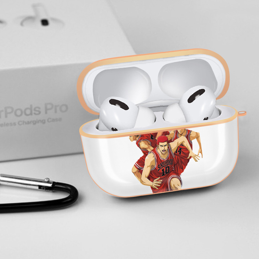 SLAM DUNK／スラムダンク 【AirPods Pro用】ハードシェル保護ケース｜耐衝撃・防指紋・カラビナ付き商品仕様