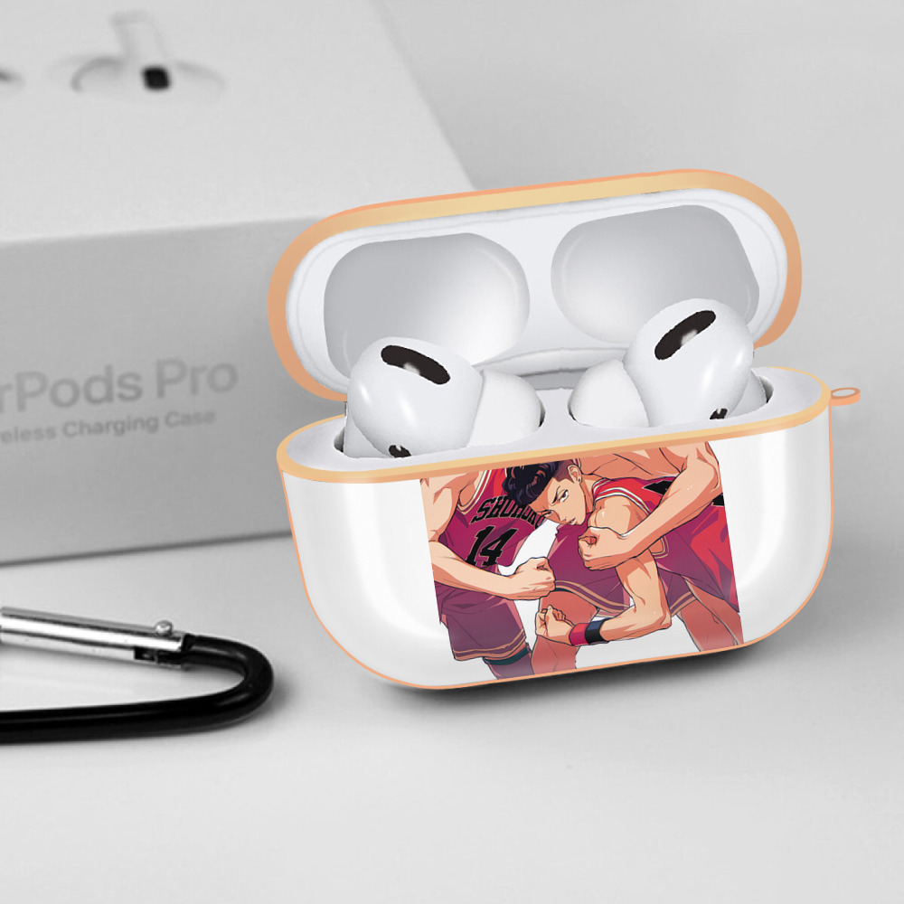 SLAM DUNK／スラムダンク 【AirPods Pro用】ハードシェル保護ケース｜耐衝撃・防指紋・カラビナ付き商品仕様