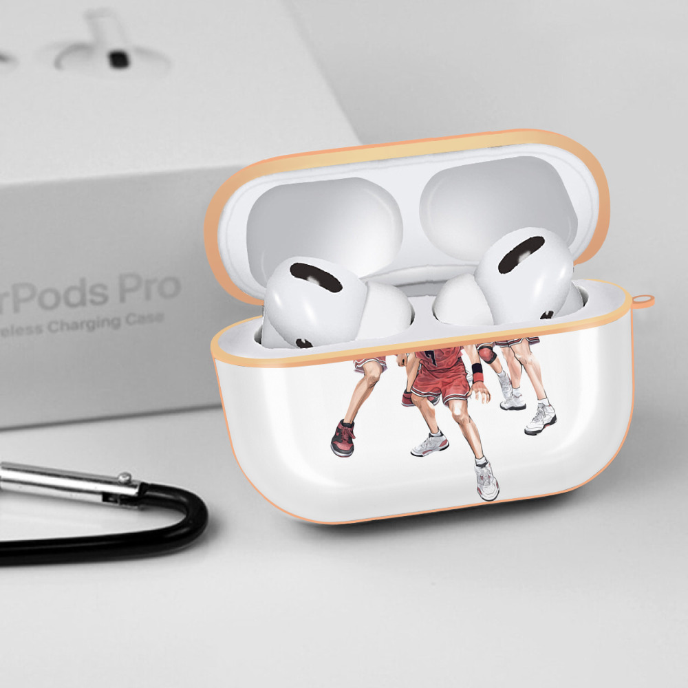 SLAM DUNK／スラムダンク 【AirPods Pro用】ハードシェル保護ケース｜耐衝撃・防指紋・カラビナ付き商品仕様