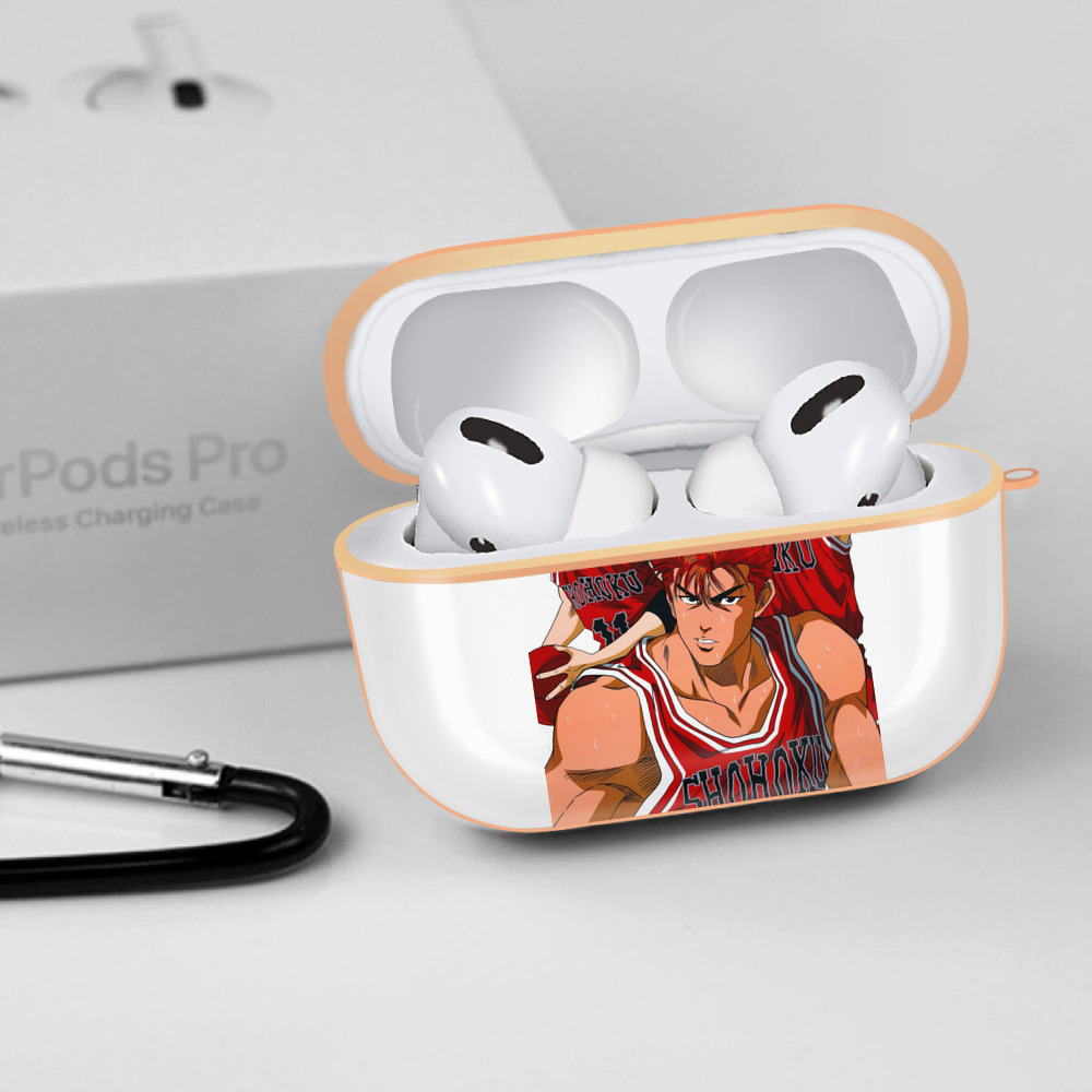 SLAM DUNK／スラムダンク 【AirPods Pro用】ハードシェル保護ケース｜耐衝撃・防指紋・カラビナ付き商品仕様