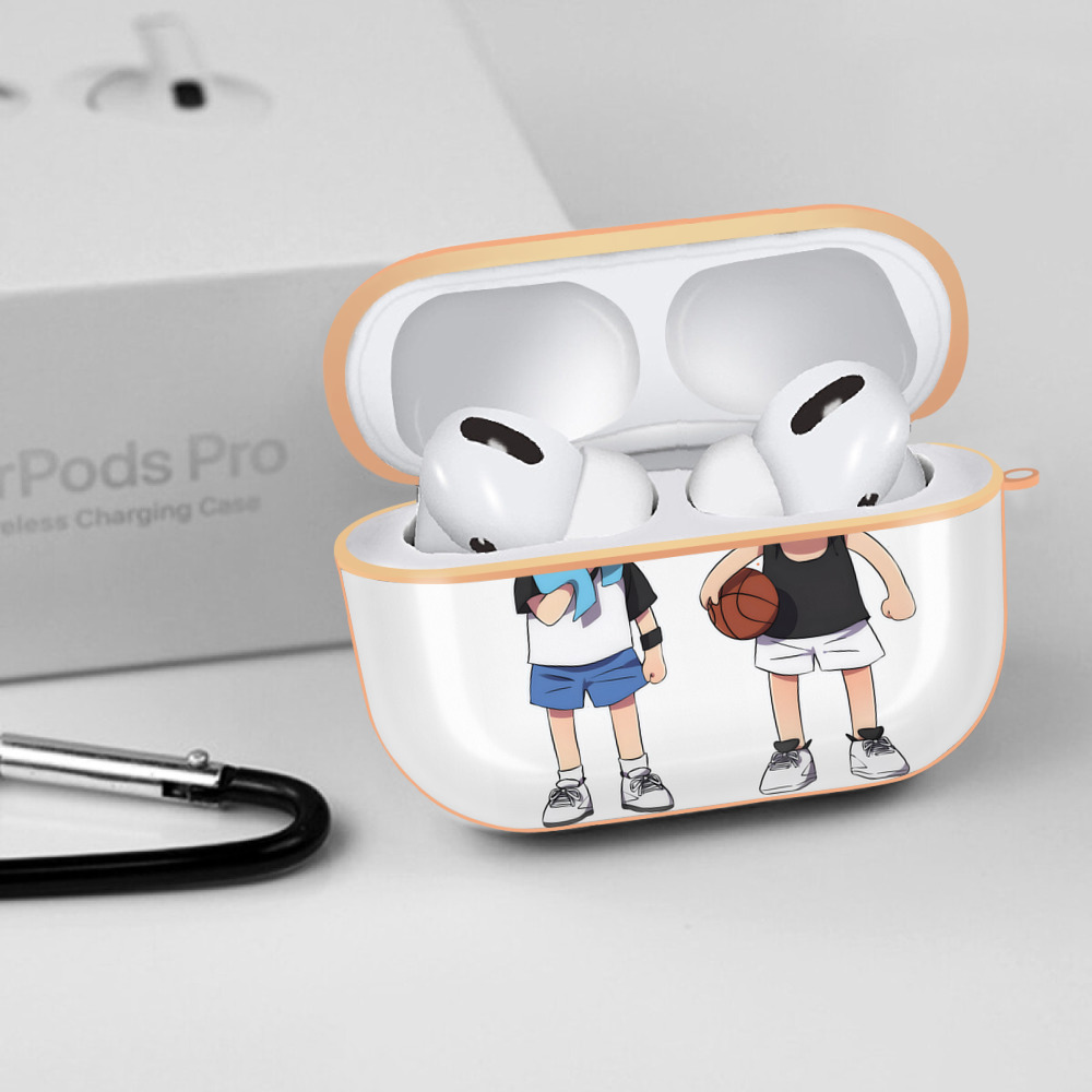 SLAM DUNK／スラムダンク 【AirPods Pro用】ハードシェル保護ケース｜耐衝撃・防指紋・カラビナ付き商品仕様