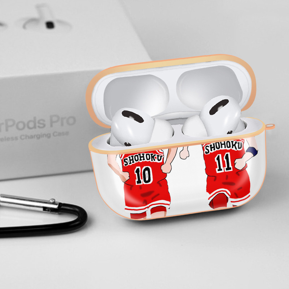 SLAM DUNK／スラムダンク 【AirPods Pro用】ハードシェル保護ケース｜耐衝撃・防指紋・カラビナ付き商品仕様