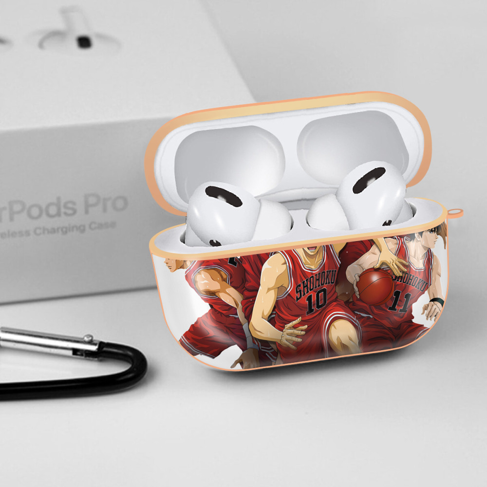 SLAM DUNK／スラムダンク 【AirPods Pro用】ハードシェル保護ケース｜耐衝撃・防指紋・カラビナ付き商品仕様