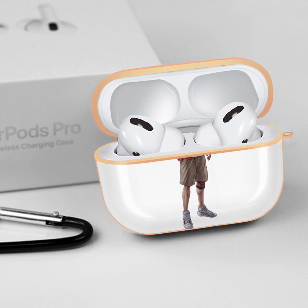 SLAM DUNK／スラムダンク 【AirPods Pro用】ハードシェル保護ケース｜耐衝撃・防指紋・カラビナ付き商品仕様