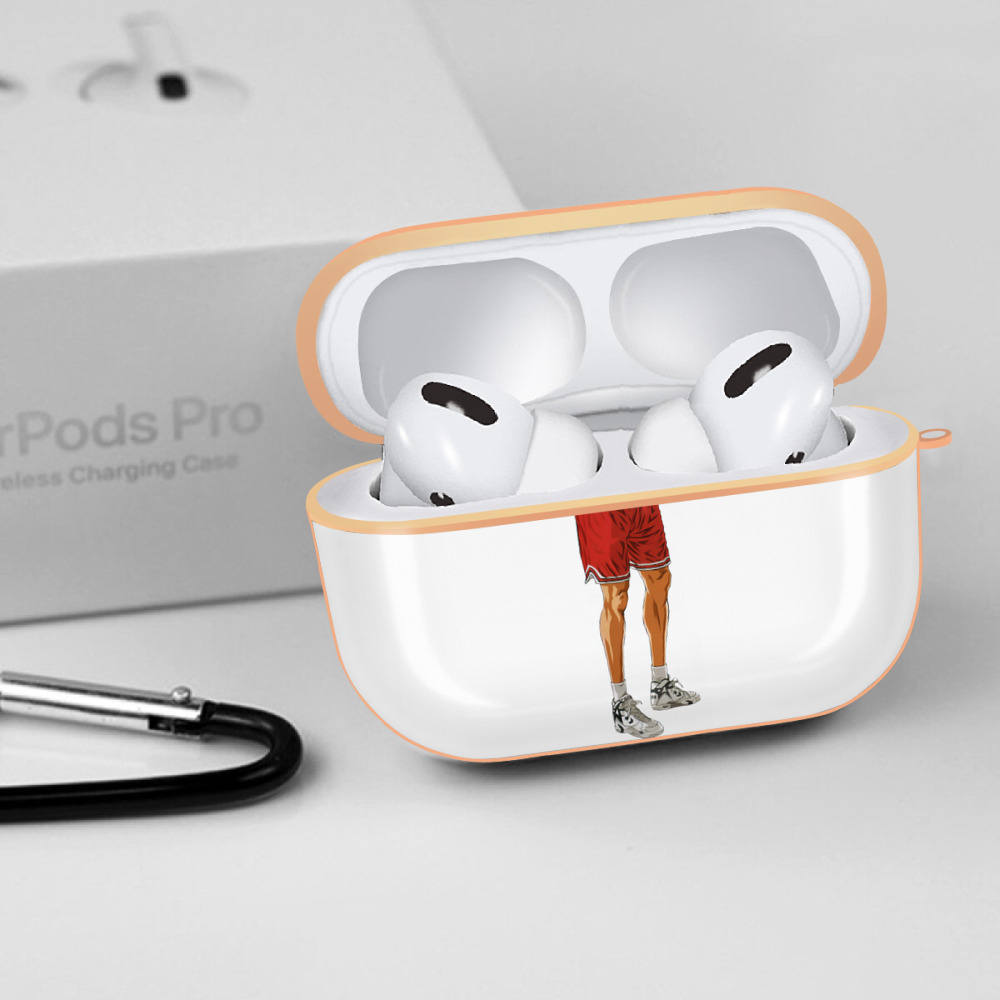 SLAM DUNK／スラムダンク 【AirPods Pro用】ハードシェル保護ケース｜耐衝撃・防指紋・カラビナ付き商品仕様