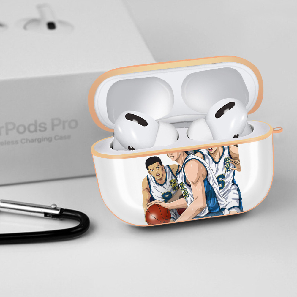 SLAM DUNK／スラムダンク 【AirPods Pro用】ハードシェル保護ケース｜耐衝撃・防指紋・カラビナ付き商品仕様