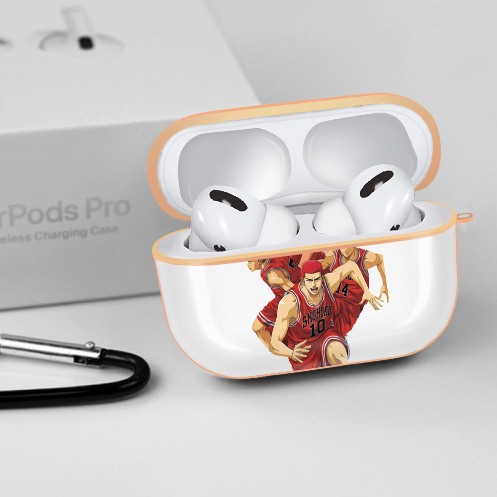 SLAM DUNK／スラムダンク 【AirPods Pro用】ハードシェル保護ケース｜耐衝撃・防指紋・カラビナ付き商品仕様