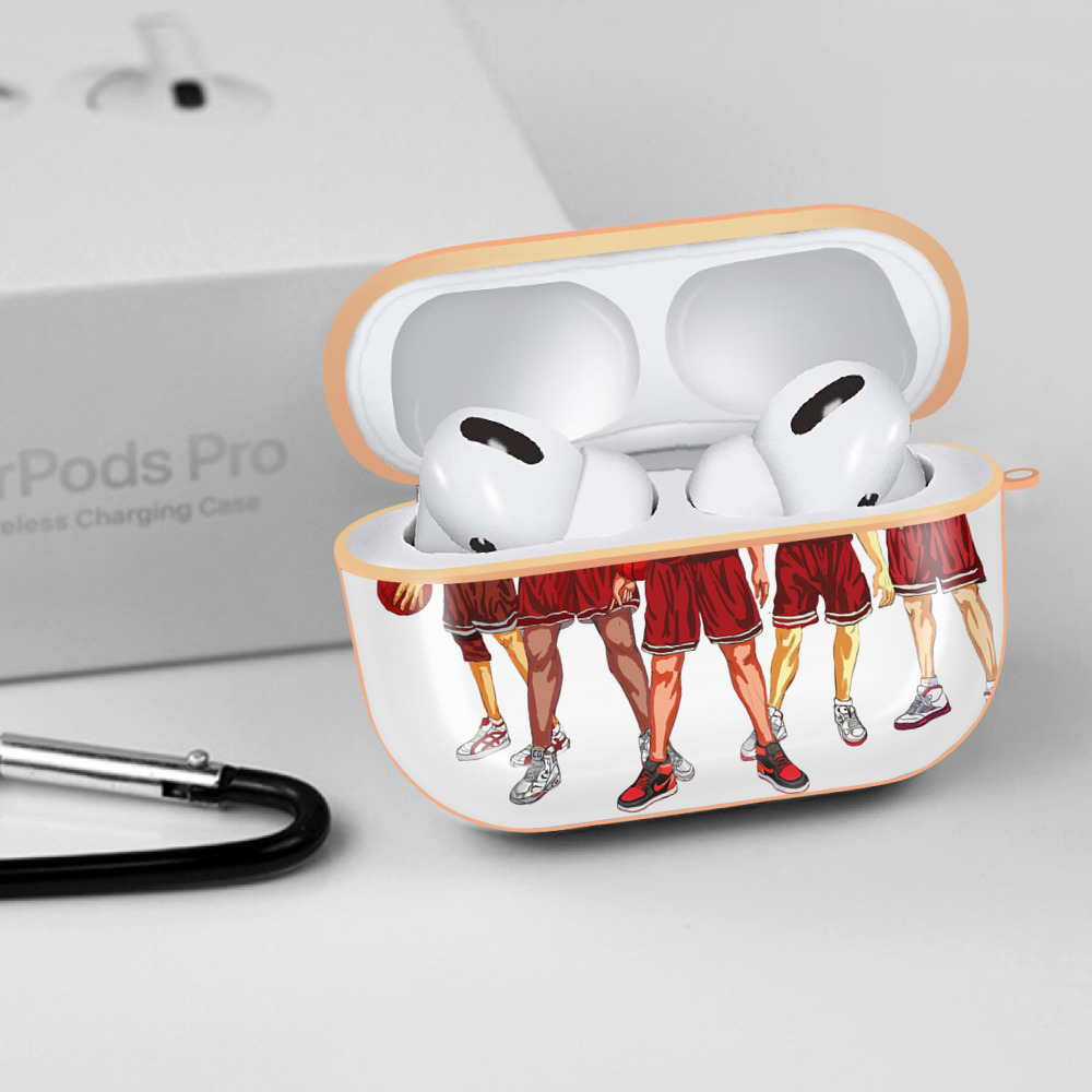 SLAM DUNK／スラムダンク 【AirPods Pro用】ハードシェル保護ケース｜耐衝撃・防指紋・カラビナ付き商品仕様
