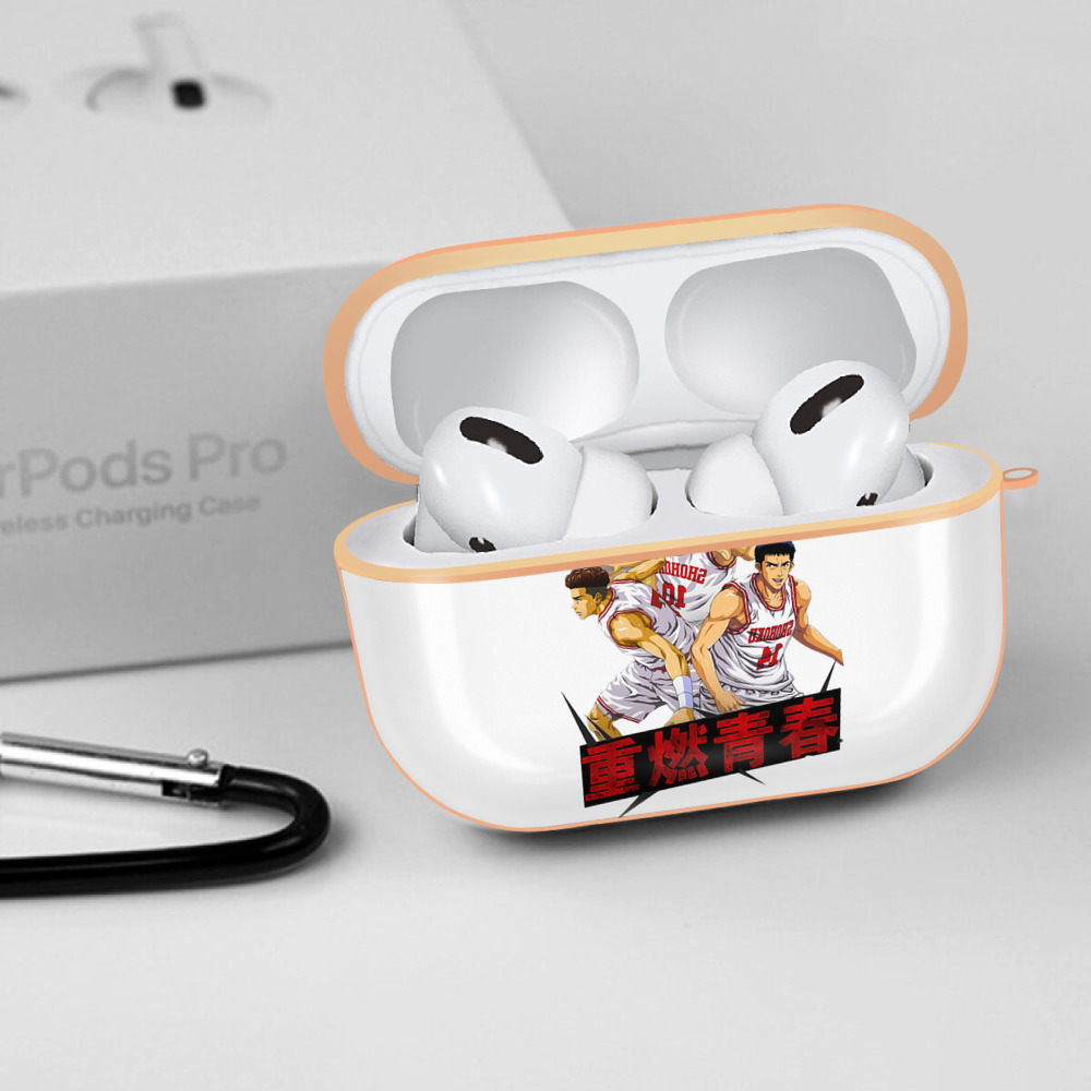 SLAM DUNK／スラムダンク 【AirPods Pro用】ハードシェル保護ケース｜耐衝撃・防指紋・カラビナ付き商品仕様