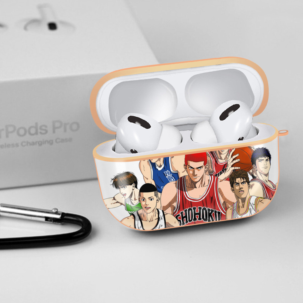 SLAM DUNK／スラムダンク 【AirPods Pro用】ハードシェル保護ケース｜耐衝撃・防指紋・カラビナ付き商品仕様