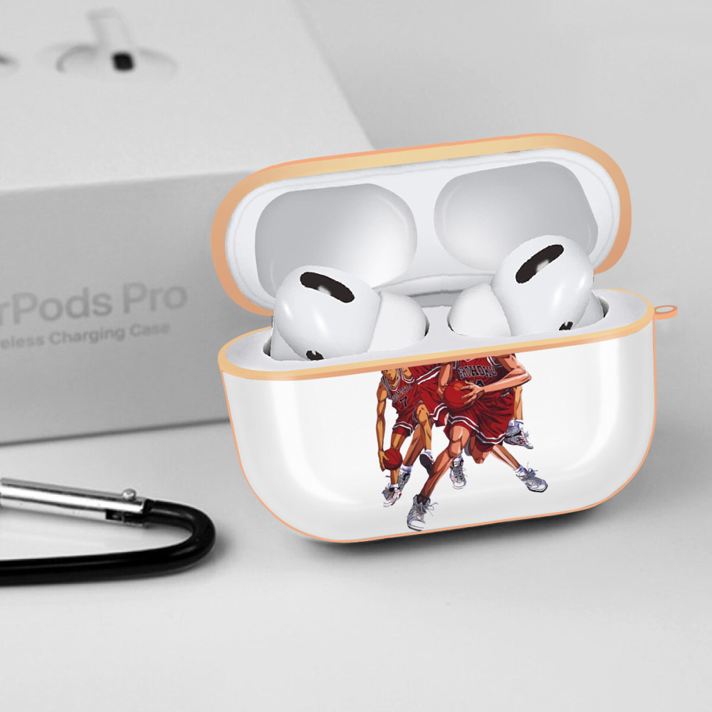 SLAM DUNK／スラムダンク 【AirPods Pro用】ハードシェル保護ケース｜耐衝撃・防指紋・カラビナ付き商品仕様