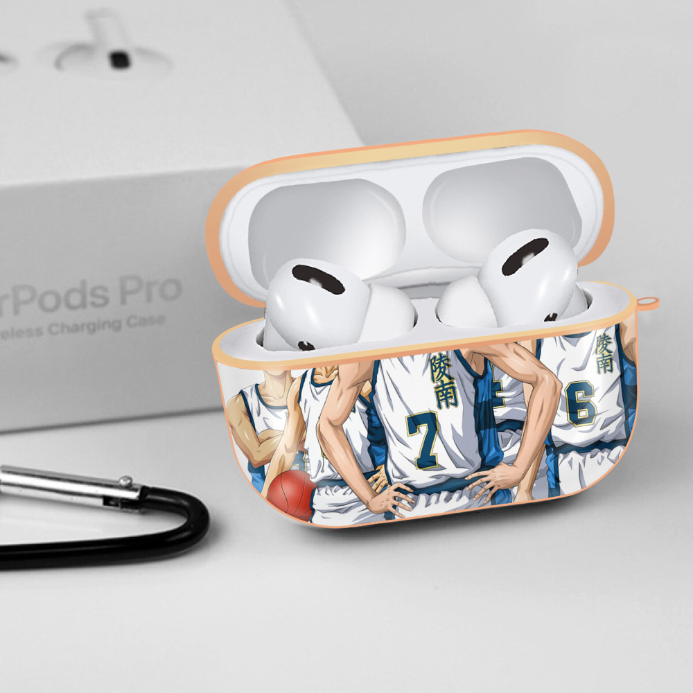 SLAM DUNK／スラムダンク 【AirPods Pro用】ハードシェル保護ケース｜耐衝撃・防指紋・カラビナ付き商品仕様