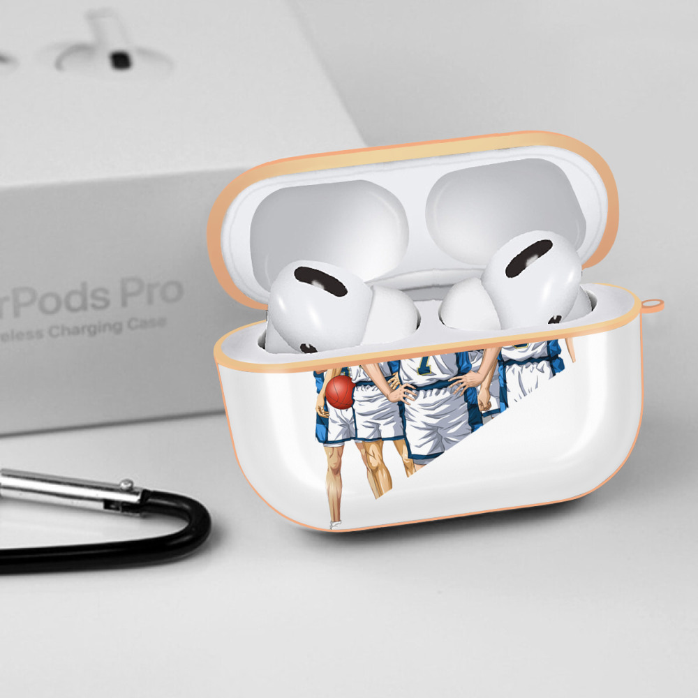 SLAM DUNK／スラムダンク 【AirPods Pro用】ハードシェル保護ケース｜耐衝撃・防指紋・カラビナ付き商品仕様