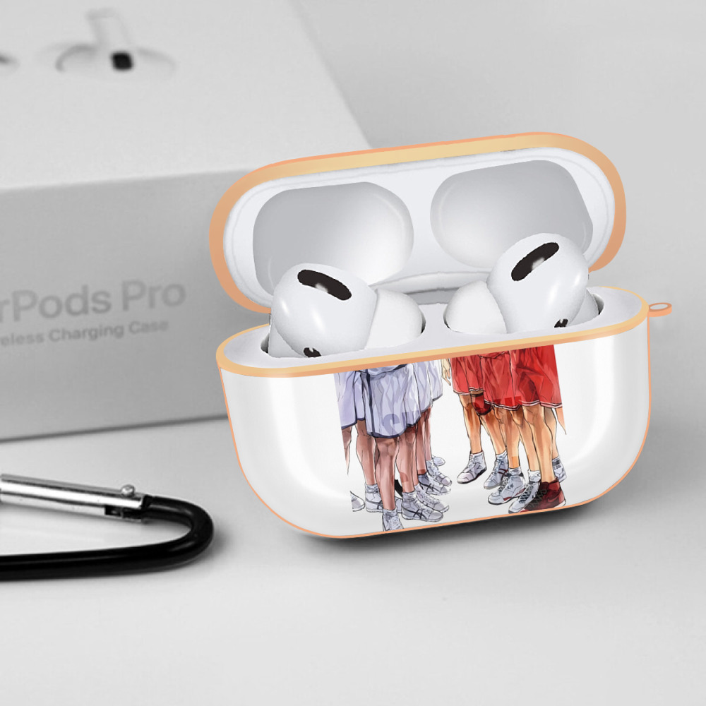 SLAM DUNK／スラムダンク 【AirPods Pro用】ハードシェル保護ケース｜耐衝撃・防指紋・カラビナ付き商品仕様