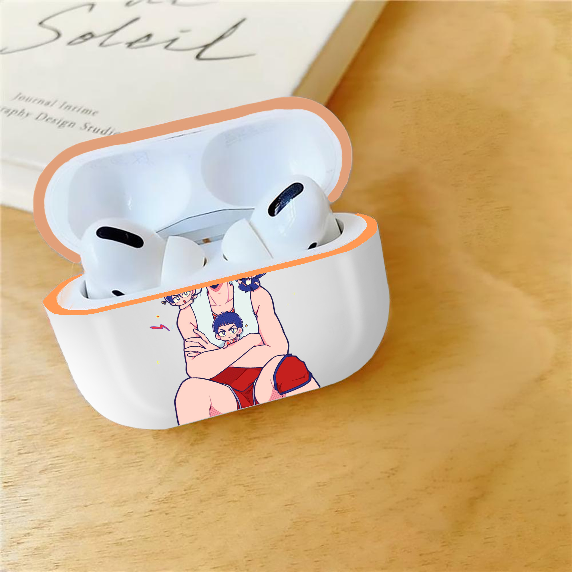 SLAM DUNK／スラムダンク 【AirPods Pro用】ハードシェル保護ケース｜耐衝撃・防指紋・カラビナ付き商品仕様