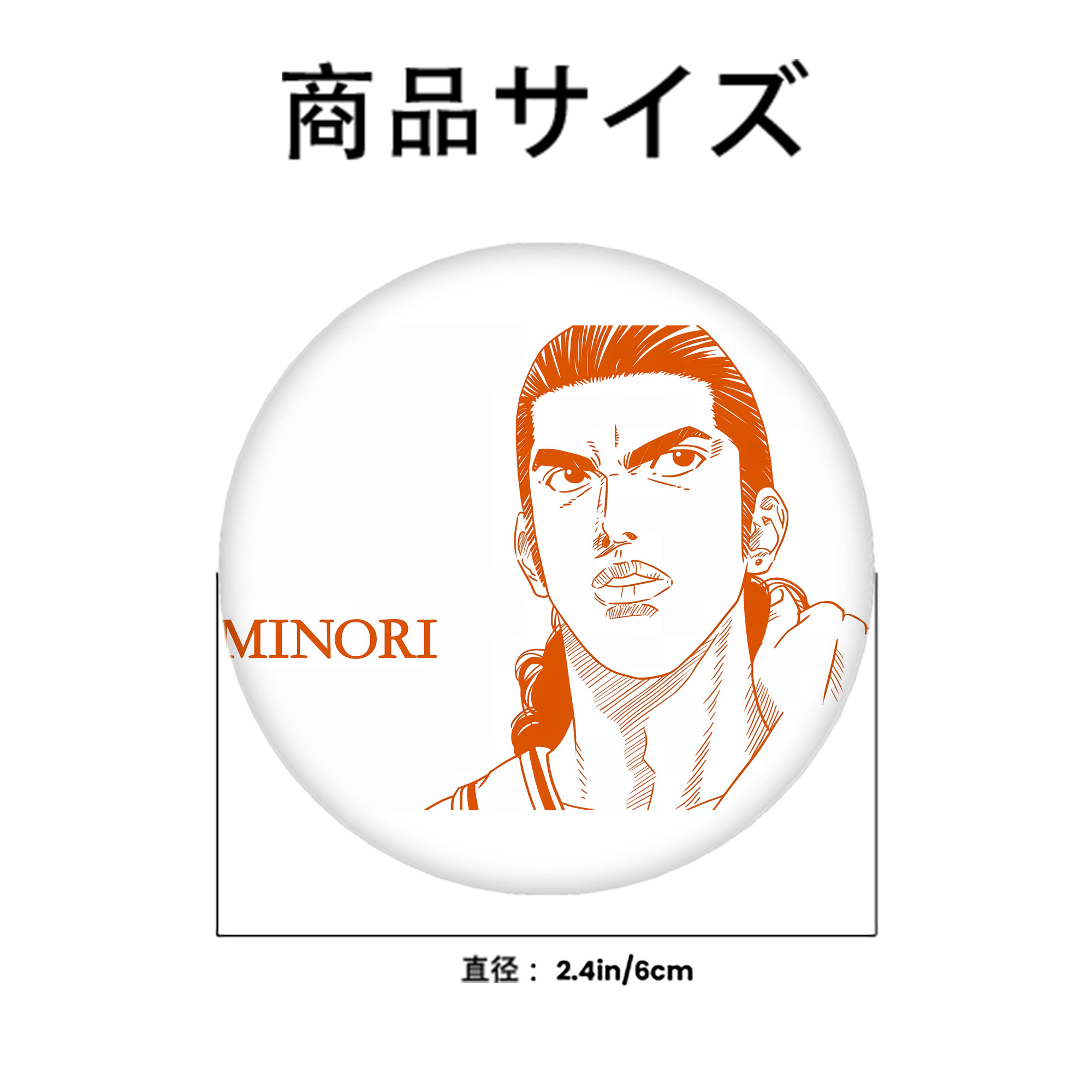 SLAM DUNK／スラムダンク 6cm 缶バッジ 複数セット
