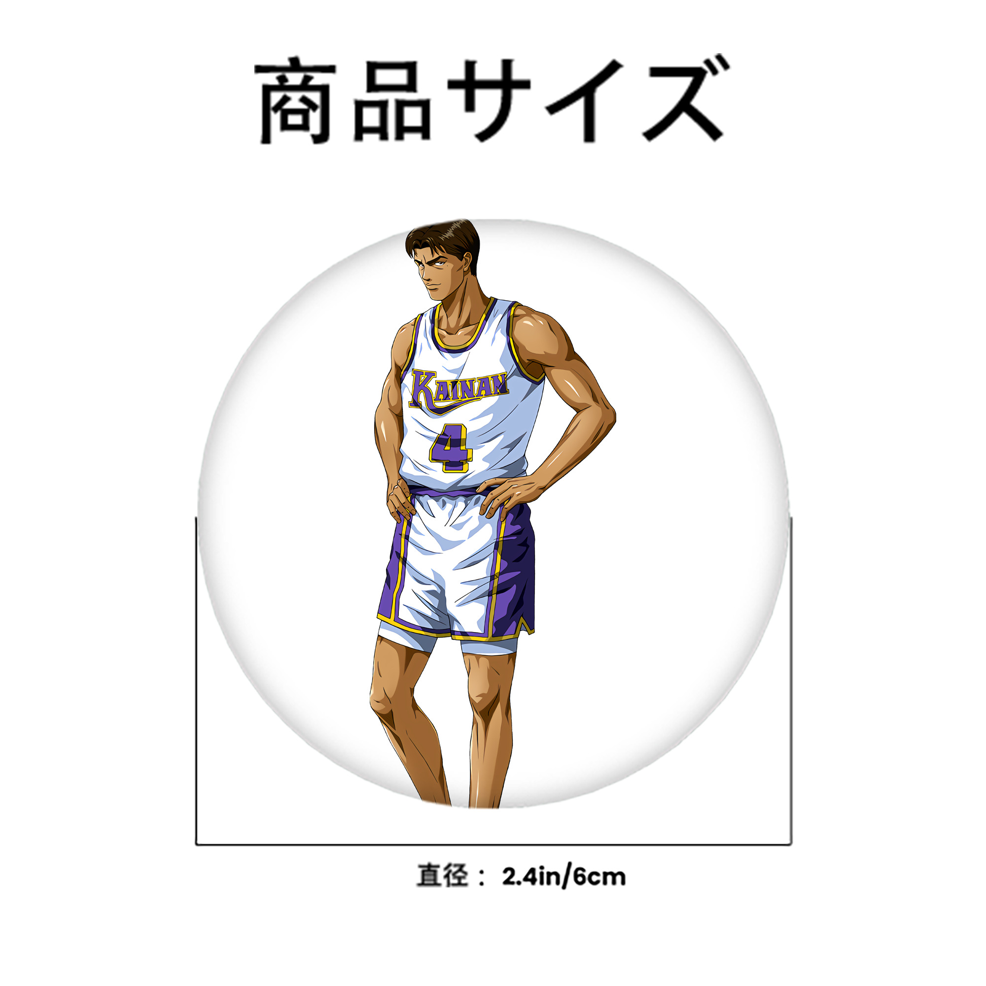 SLAM DUNK／スラムダンク 6cm 缶バッジ 複数セット