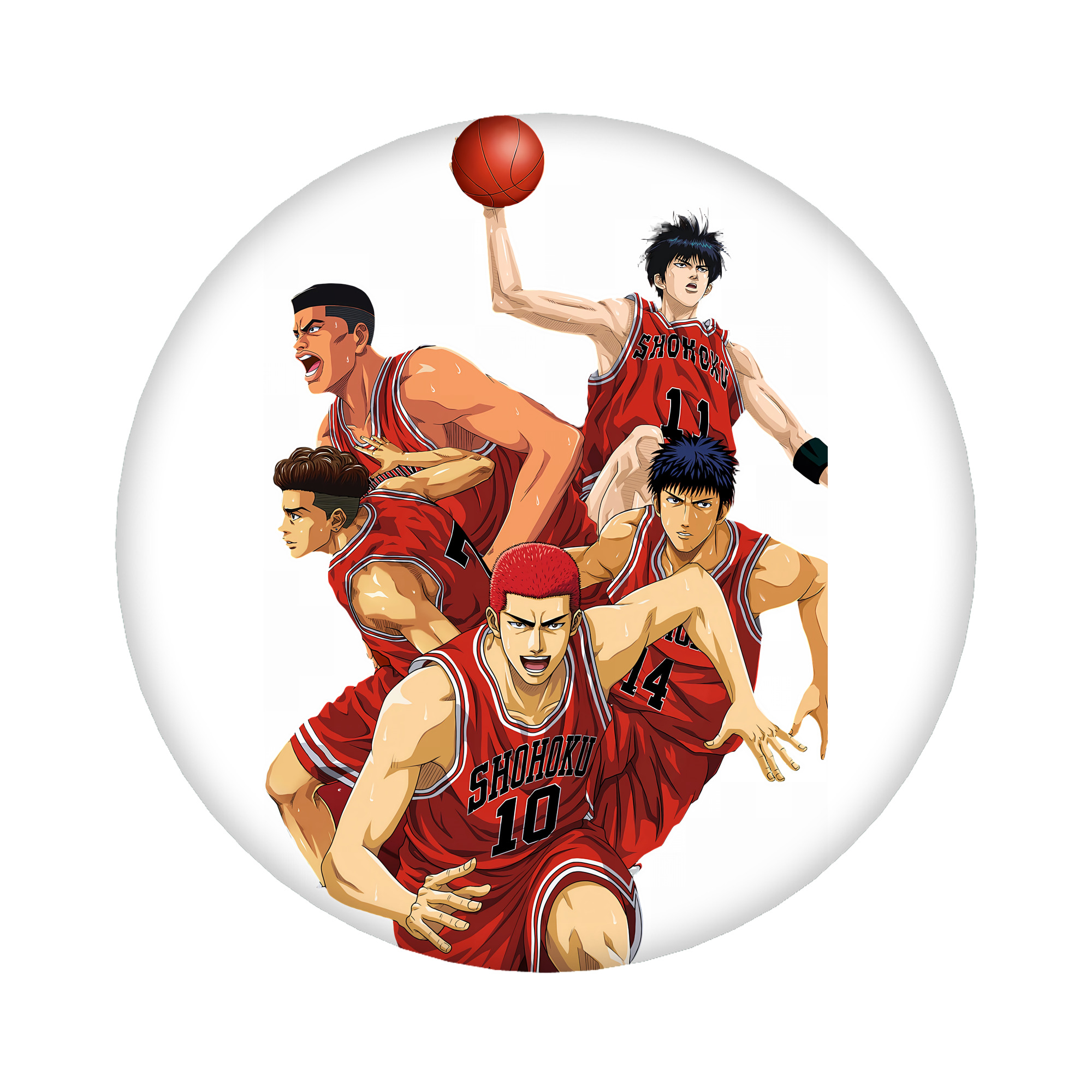 （画像用） SLAM DUNK／スラムダンク 6cm 缶バッジ 複数セット