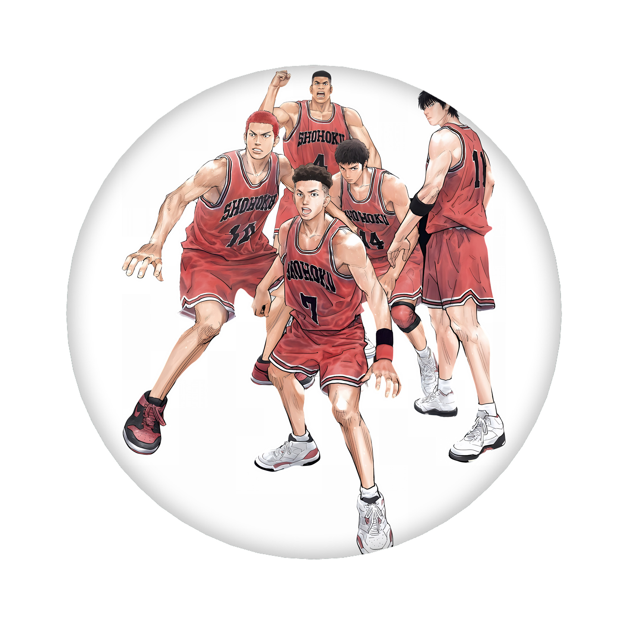 （画像用） SLAM DUNK／スラムダンク 6cm 缶バッジ 複数セット
