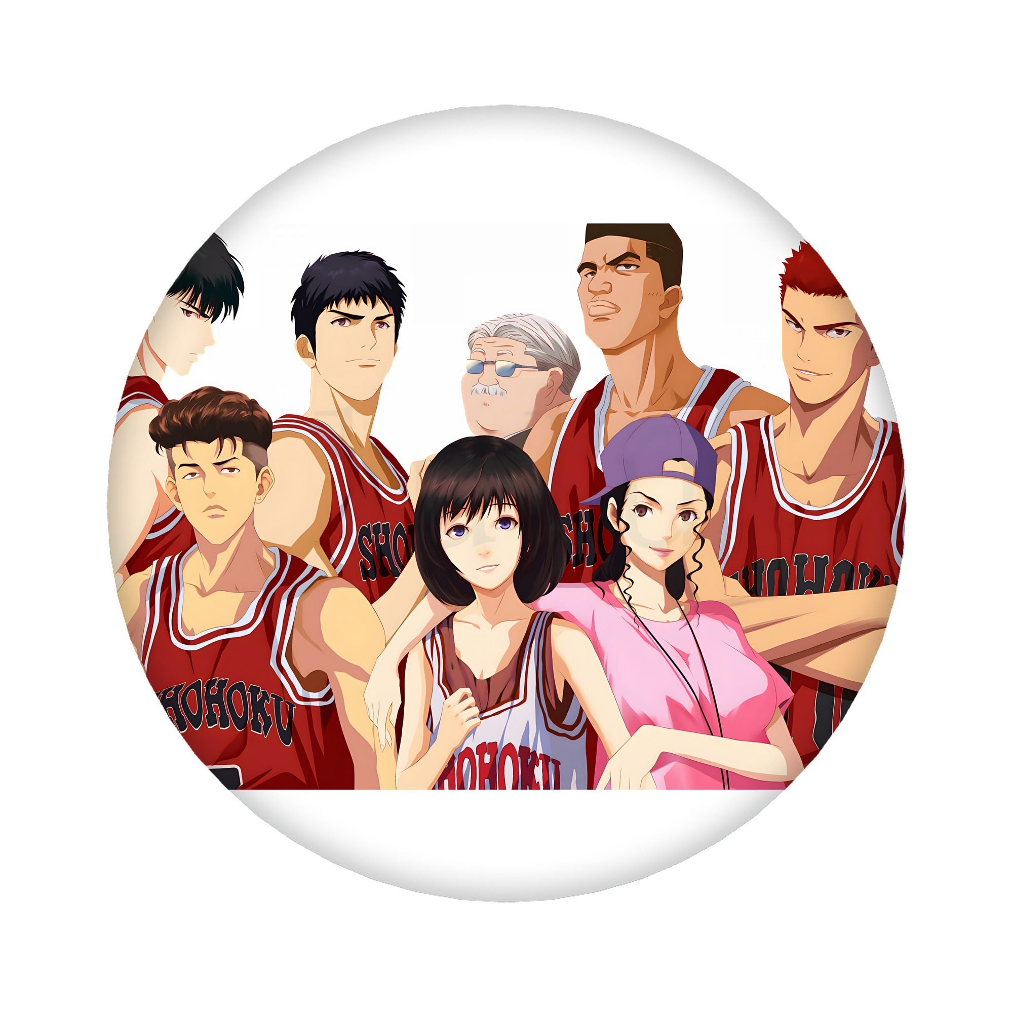 （画像用） SLAM DUNK／スラムダンク 6cm 缶バッジ 複数セット