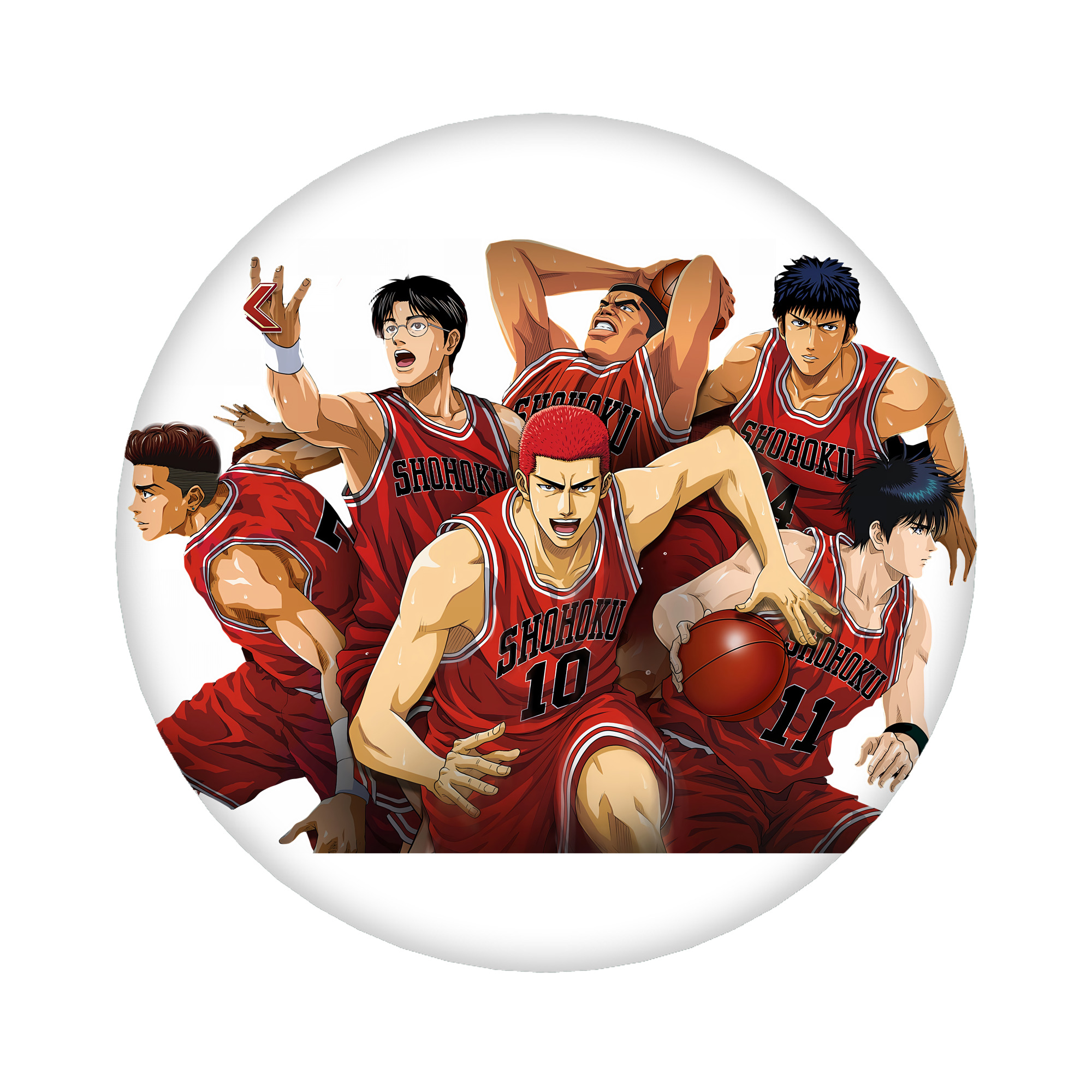 （画像用） SLAM DUNK／スラムダンク 6cm 缶バッジ 複数セット