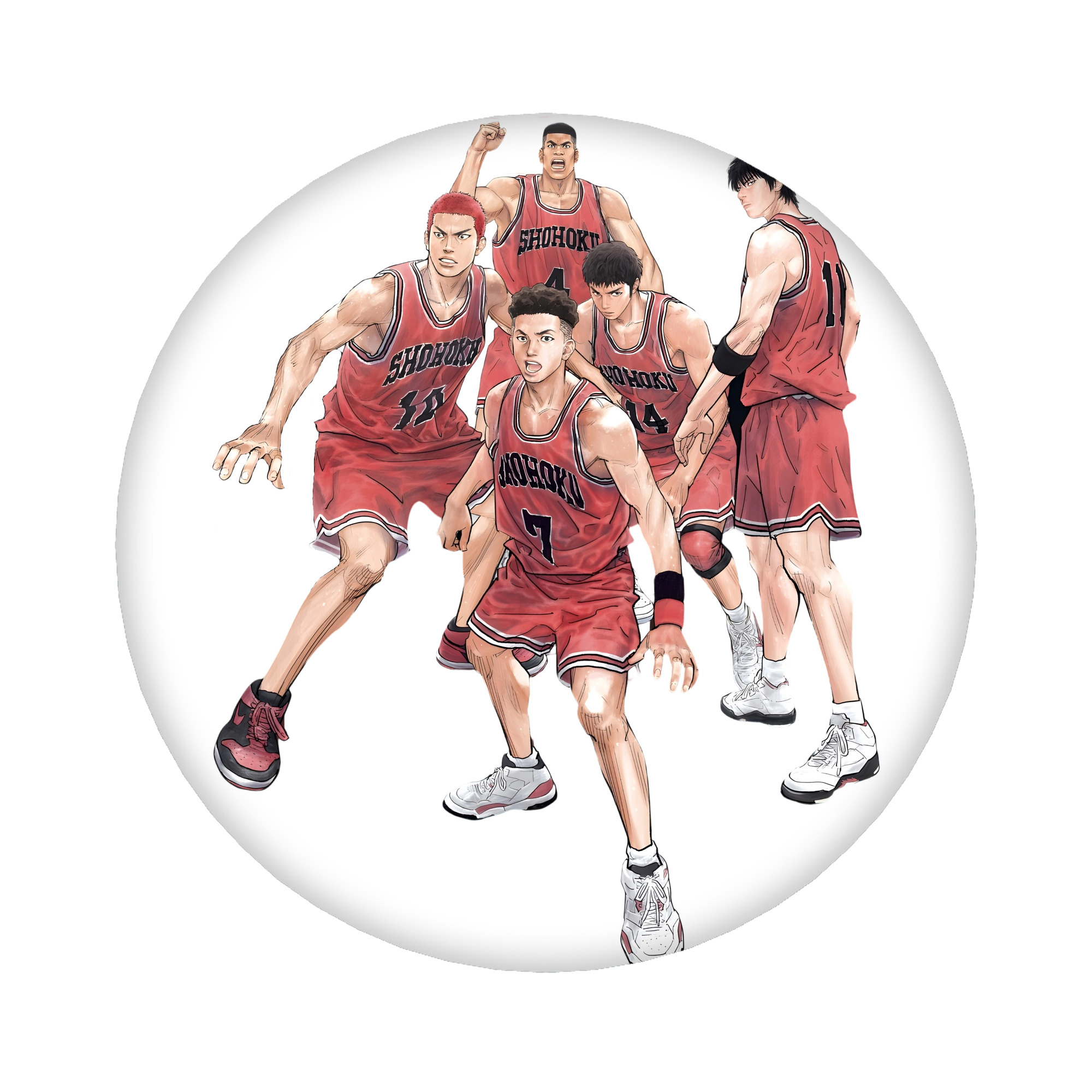 （画像用） SLAM DUNK／スラムダンク 6cm 缶バッジ 複数セット