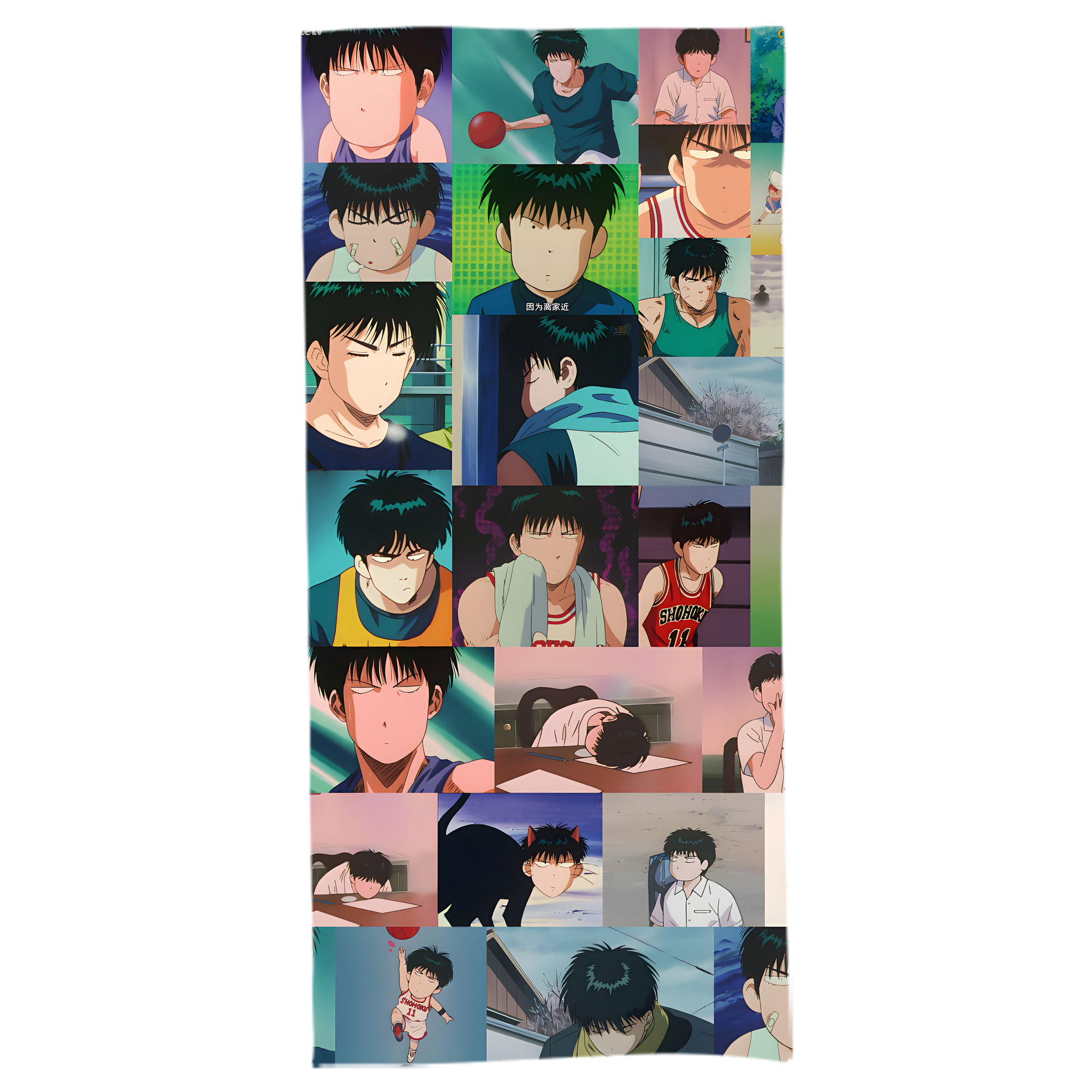 （画像用） SLAM DUNK／スラムダンク 大判バスタオル 70×140cm 吸水速乾 柔らかい肌触り