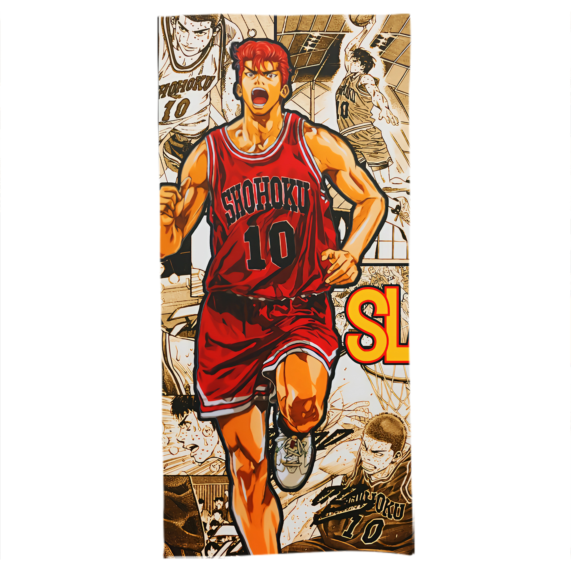 （画像用） SLAM DUNK／スラムダンク 大判バスタオル 70×140cm 吸水速乾 柔らかい肌触り