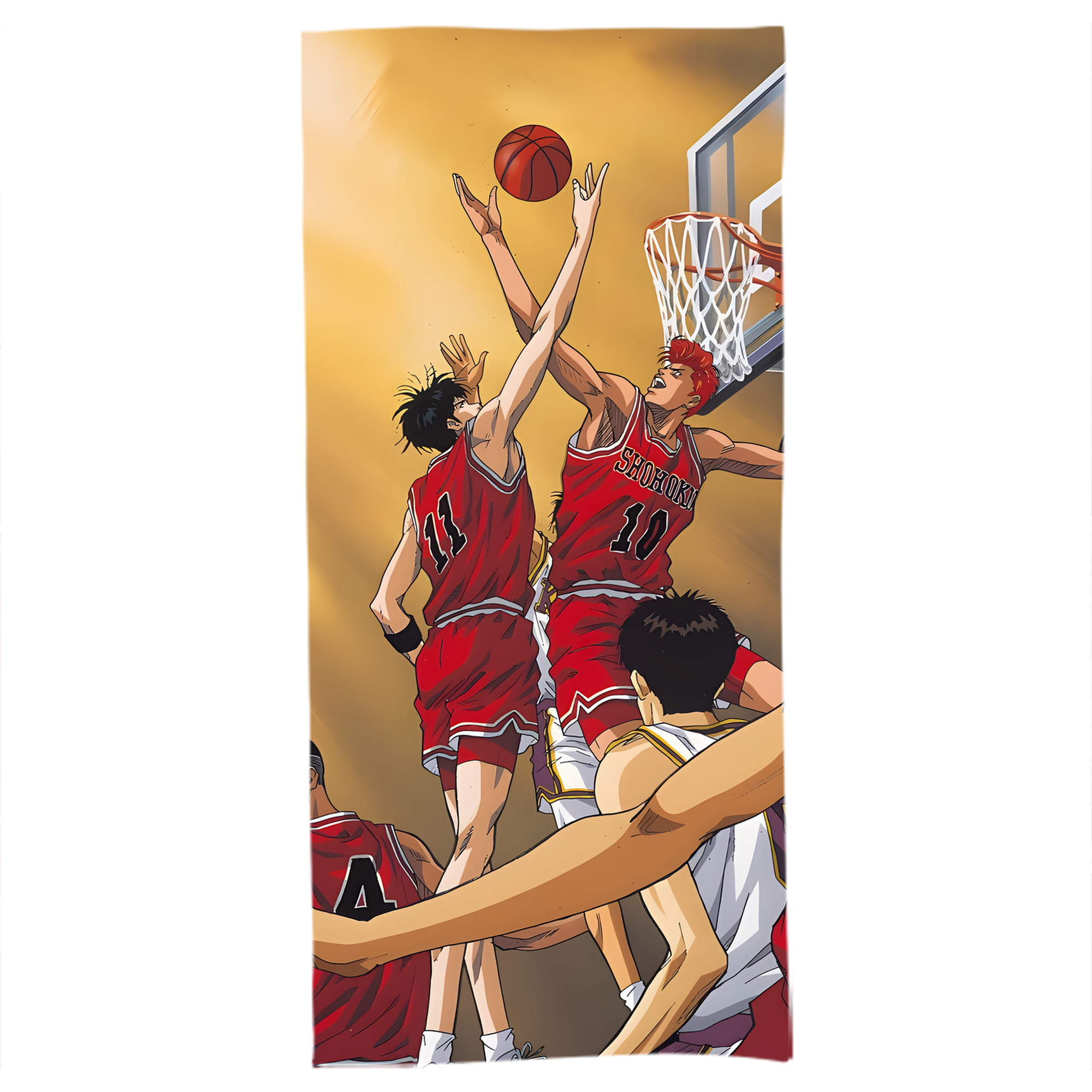 （画像用） SLAM DUNK／スラムダンク 大判バスタオル 70×140cm 吸水速乾 柔らかい肌触り