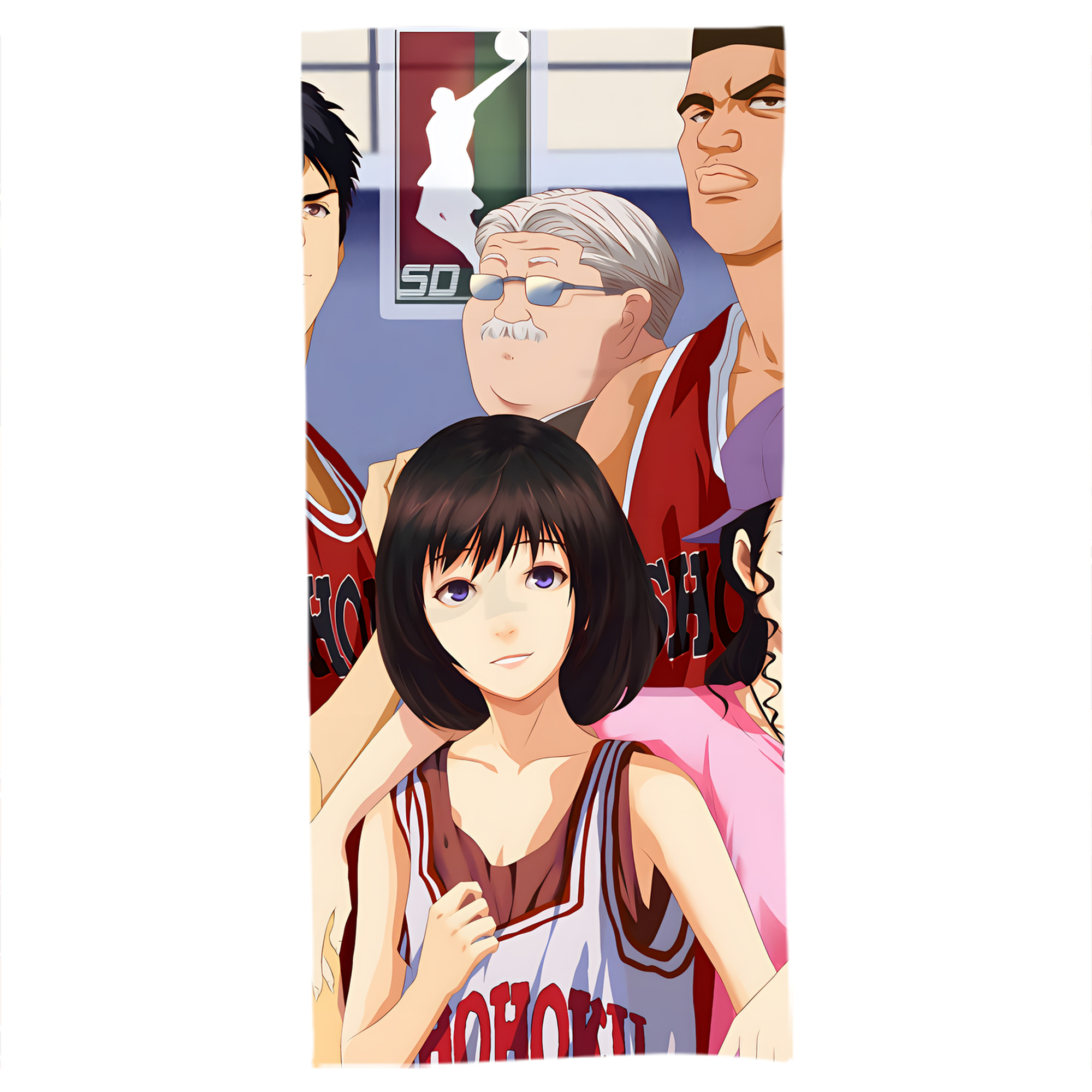 （画像用） SLAM DUNK／スラムダンク 大判バスタオル 70×140cm 吸水速乾 柔らかい肌触り