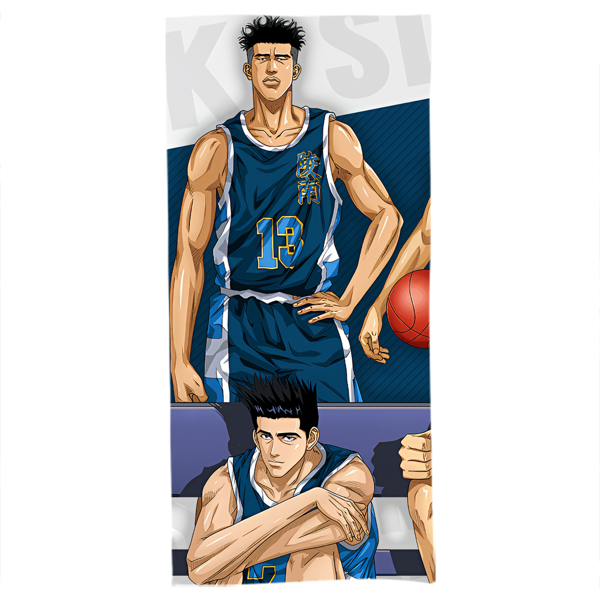 （画像用） SLAM DUNK／スラムダンク 大判バスタオル 70×140cm 吸水速乾 柔らかい肌触り