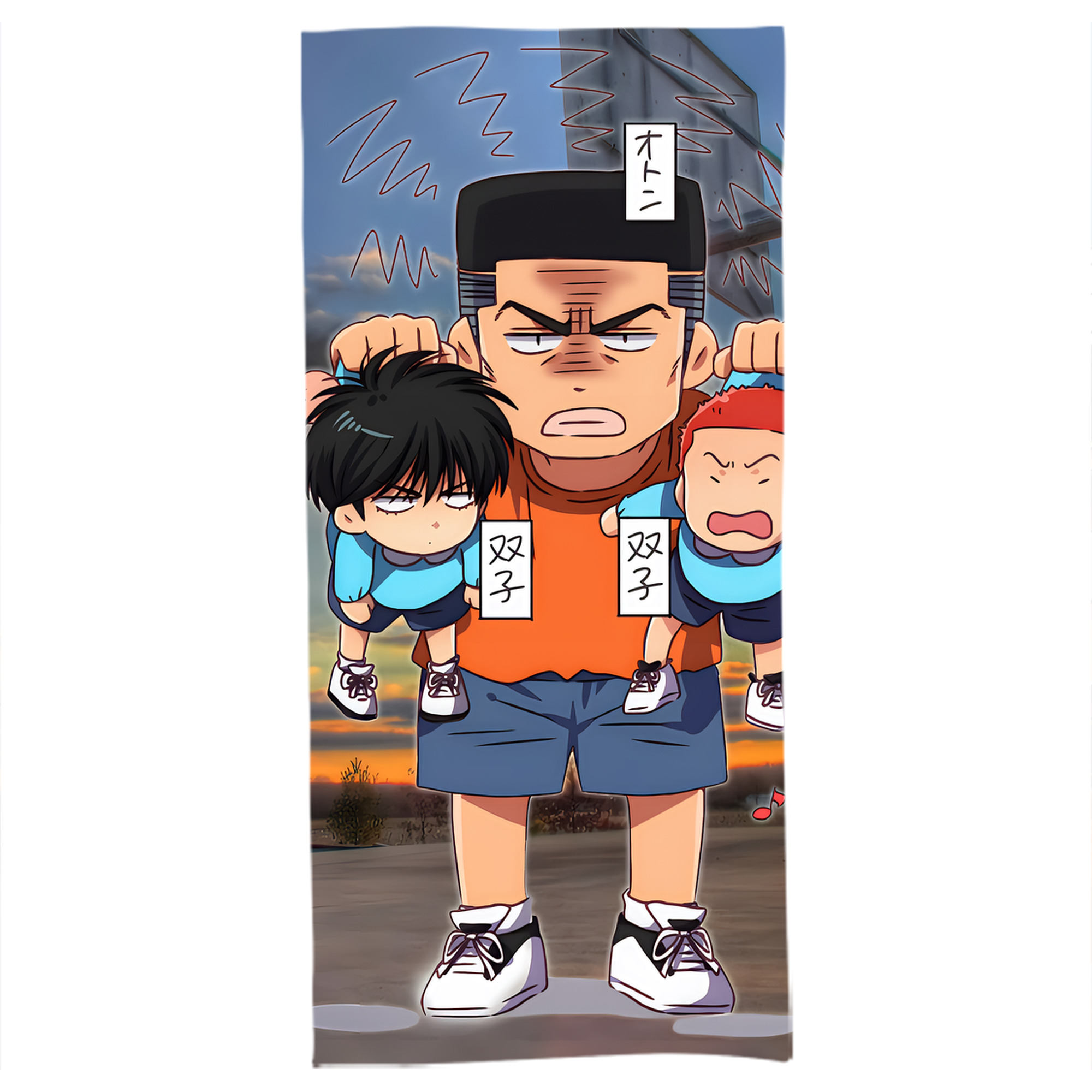 （画像用） SLAM DUNK／スラムダンク 大判バスタオル 70×140cm 吸水速乾 柔らかい肌触り