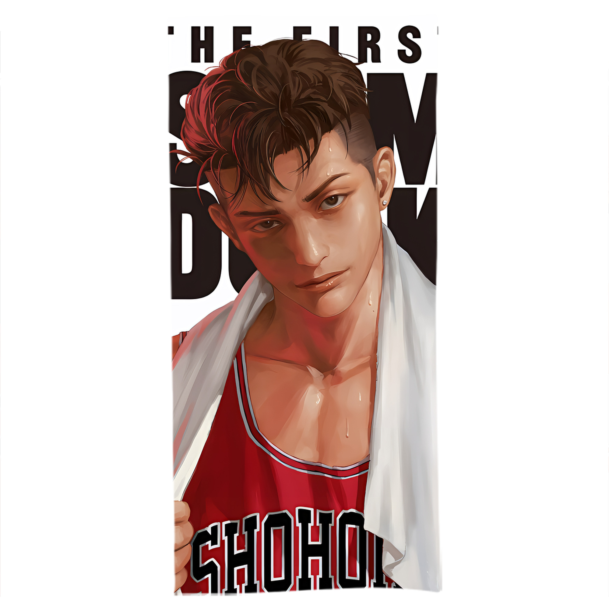 （画像用） SLAM DUNK／スラムダンク 大判バスタオル 70×140cm 吸水速乾 柔らかい肌触り