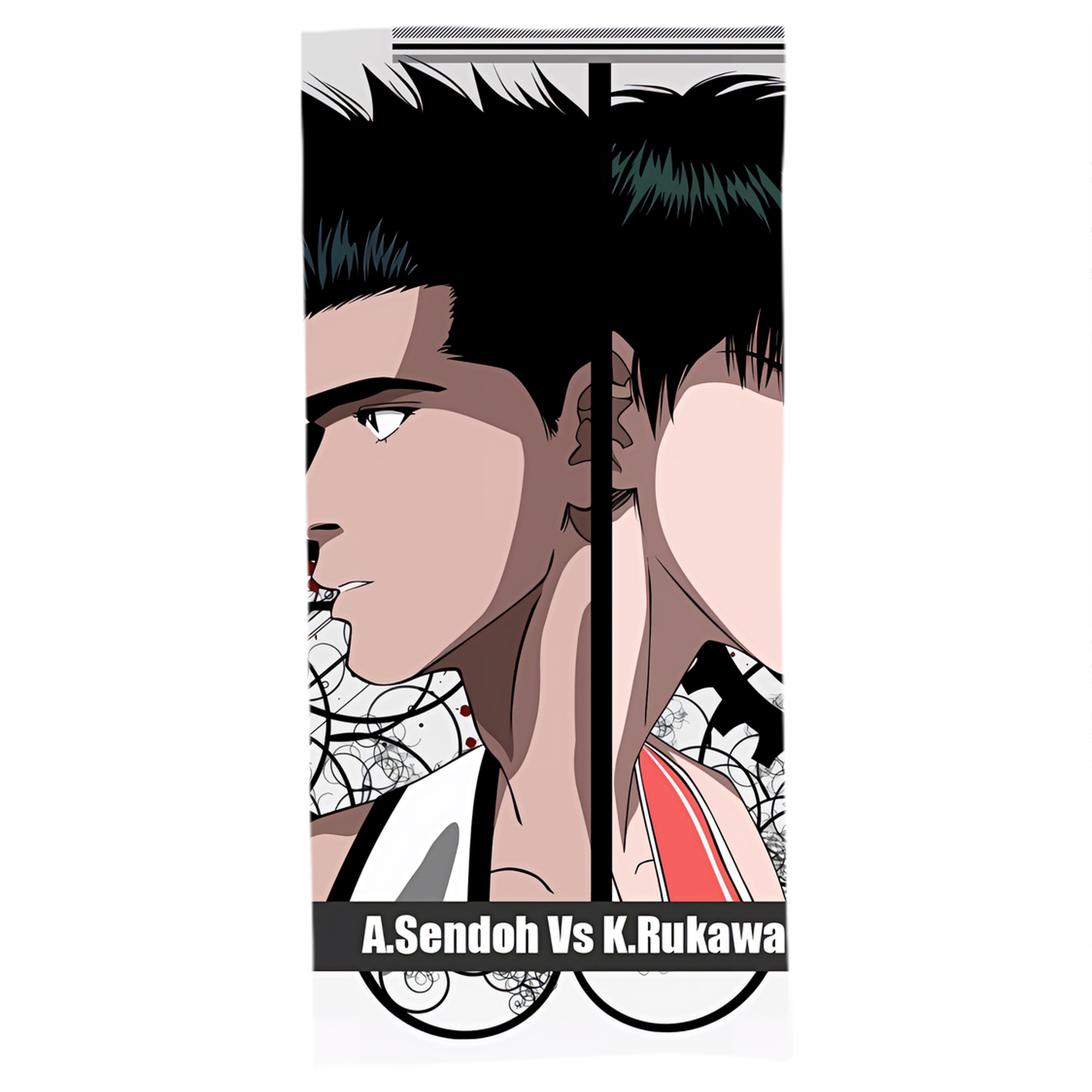 （画像用） SLAM DUNK／スラムダンク 大判バスタオル 70×140cm 吸水速乾 柔らかい肌触り